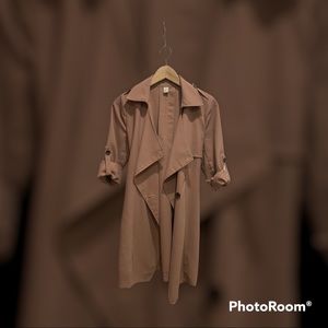 Brown Spring Wrap Jacket